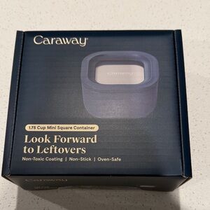 Caraway Blue Mini Square Food Storage Container
